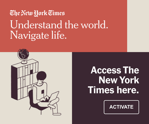 Log into the New York Times