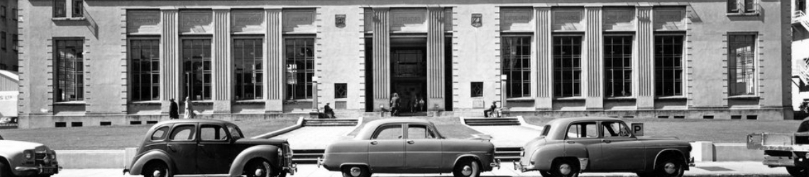 Wellington Central Library building in 1957